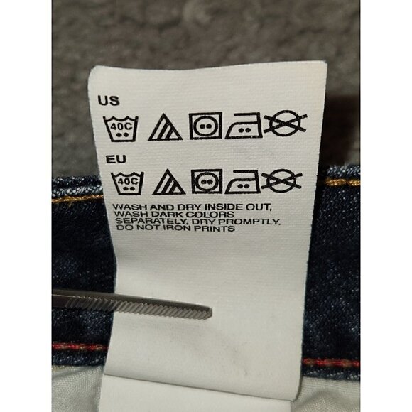 Tommy Hilfiger Womens Hope Bootcut Dark Wash Jeans Size 6S Y2K - Picture 14 of 16